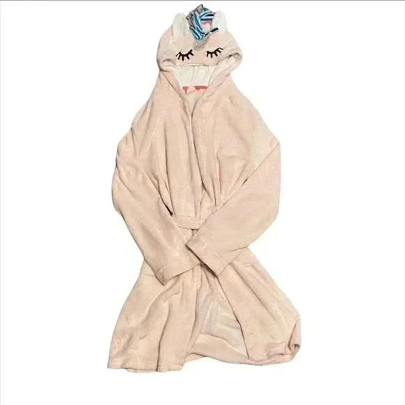 Cat & Jack Unicorn Pink Robe - Picture 1 of 9